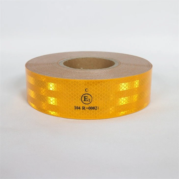 yellow ece104 reflective tape