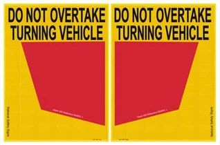 Autocolant pentru marcaj spate pentru camion